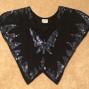 Free People Sequin Blouse - OS